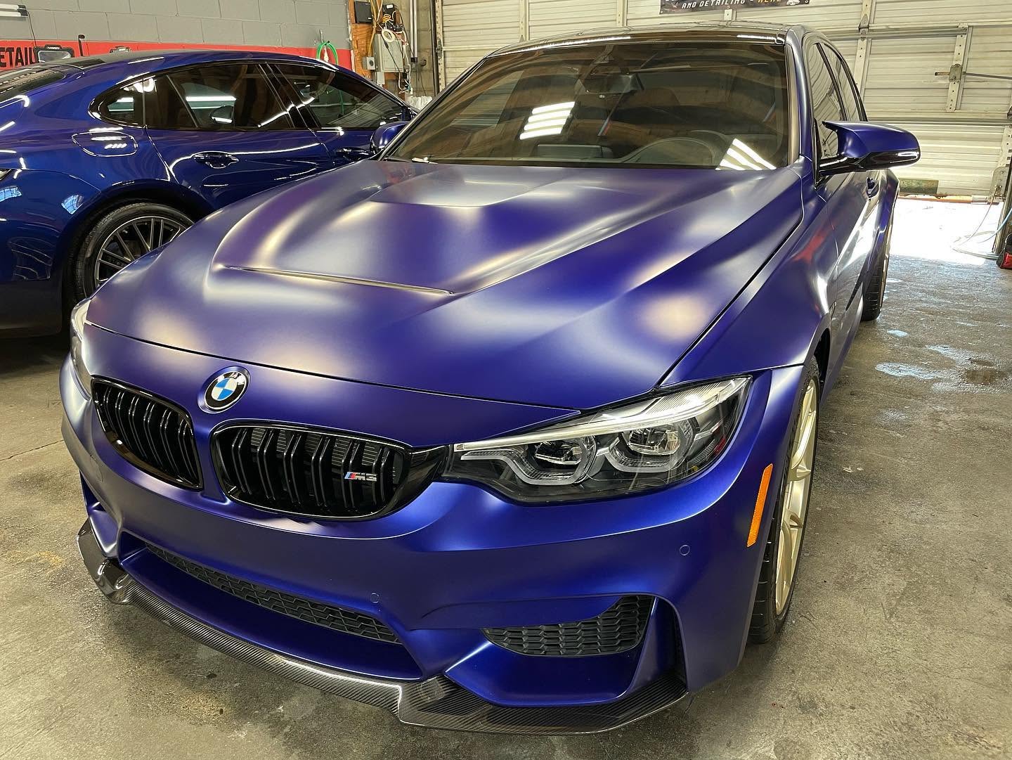 Satin Wrap Detail — BMW M3